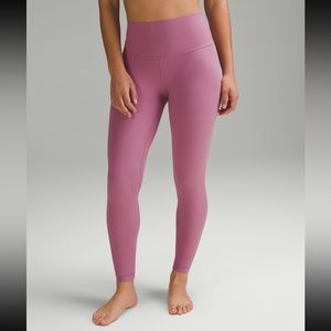 BRAND NEW lulu align ribbed high rise leggings 28”